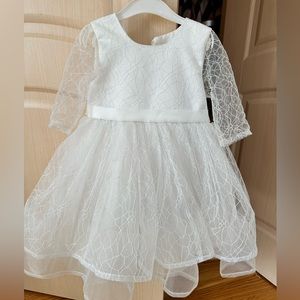 Beautiful white little girls dress